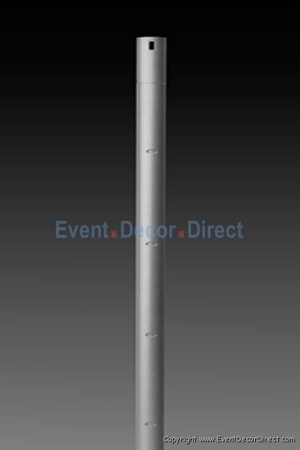 8ft Fixed 2 Upright for Pro Series Pipe and Drape  Pro Backdrop Kit 