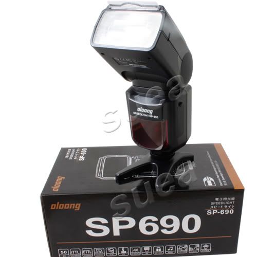 OLOONG Speedlight SP 690 Flash Unit for Canon Camera  