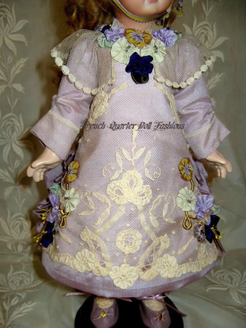 14 FRENCH DOLL DRESS PATTERN ANTIQUE STYLE ~ CHANTELLE  