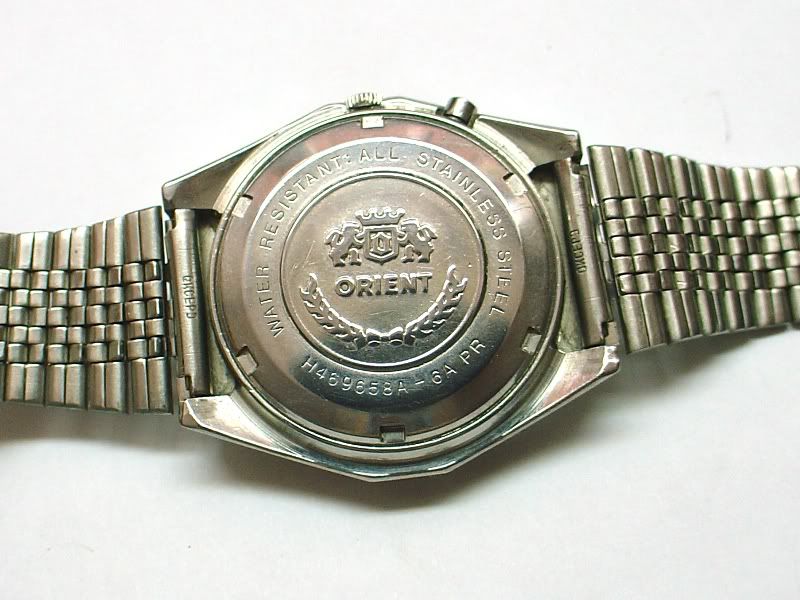 ORIENT 21J AUTOMATIC CALENDAR WATCH with BRACELET  