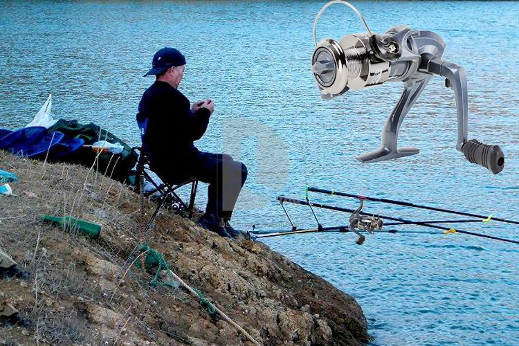 interchangeable Gear Ratio 5.21 Fishing Line Spinning Bear Reel 