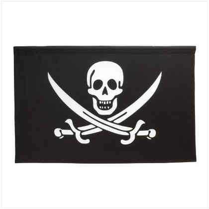 36351 jolly roger wall banner when the jolly roger flew