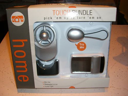 Portable Flashlight, Fan, and Lighted Mirror  BRAND NEW  