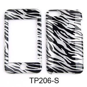 iPod iTouch 2nd 3rd G HARD CASE COVER Silver Zebra  