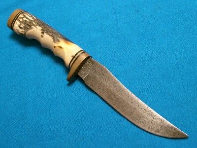   UNCLE HENRY USA 153UH GOLDEN SPIKE HUNTING SURVIVAL BOWIE KNIFE  