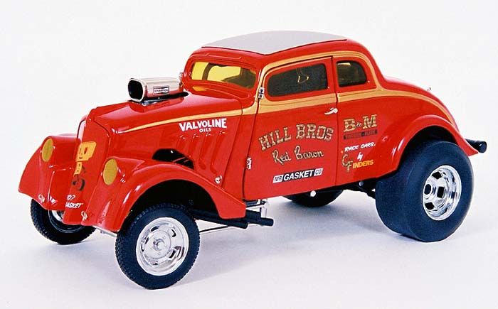 Precision Miniatures 118 1933 Willys Gasser Hills Brothers   Ltd. Ed 