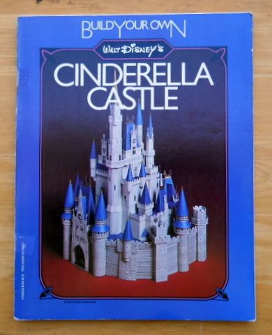 Built Your Own Paper Walt Disney Cinderella Castle  