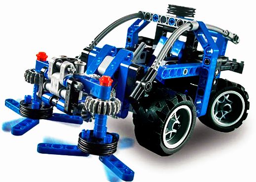   Technic LEGO 8415 DUMP TRUCK or Street Sweeper Model REALLY COOL