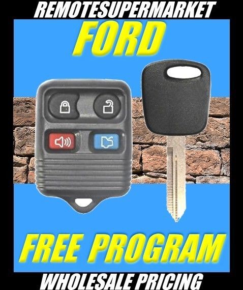 FORD LINCOLN REMOTE KEY KEYLESS ENTRY TRANSMITTER FOB + IGNITION 