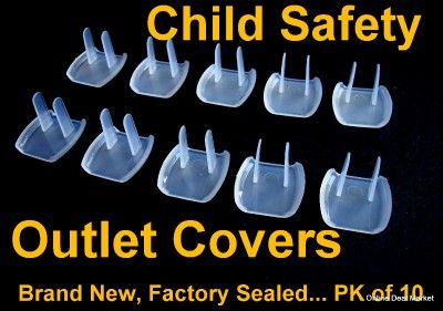 Baby Child Proof Safety Electrical Outlet Cover 10 pc  